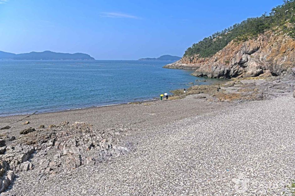 몽돌해수욕장 (몽돌해변) 모습 2